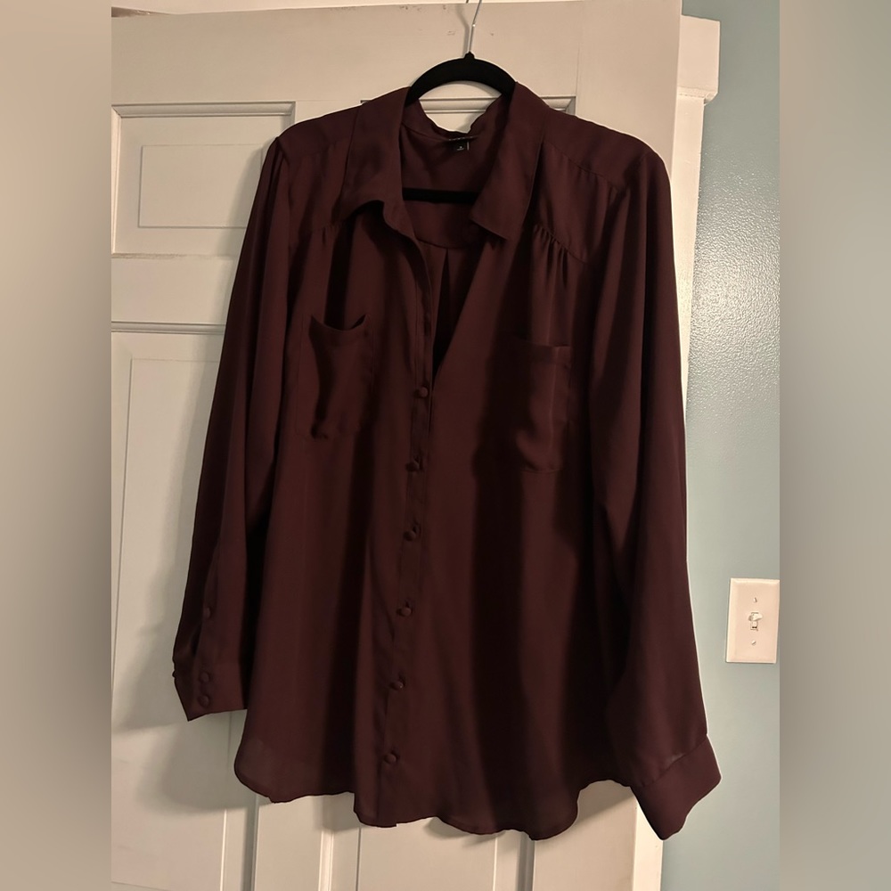 Torrid Button Down Blouse